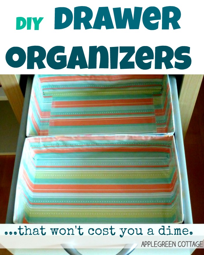 DIY Drawer Organizer - AppleGreen Cottage