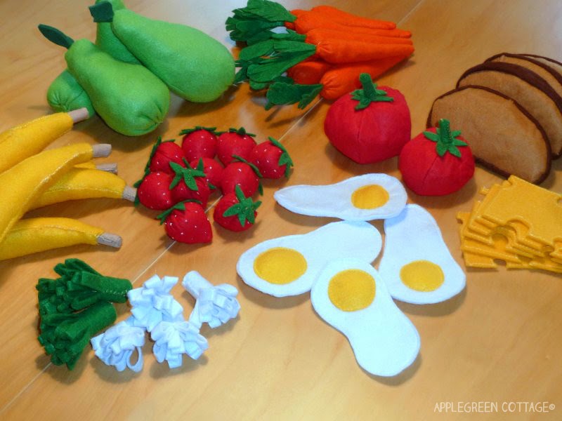 Felt play food free patterns