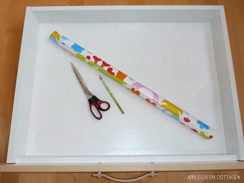 Simple DIY Drawer and Shelf Liners –