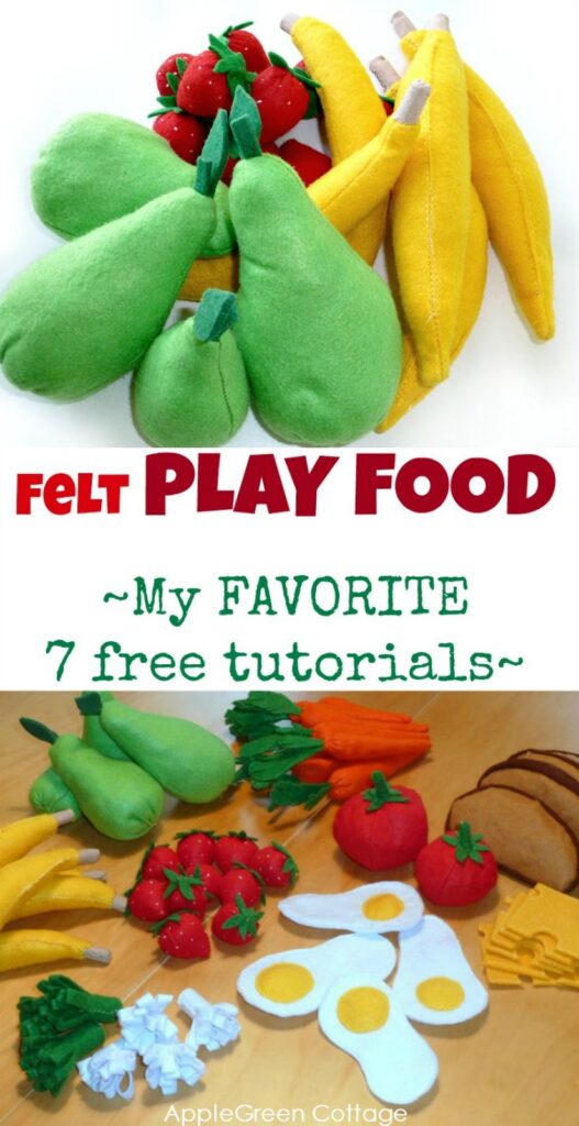 Felt play food