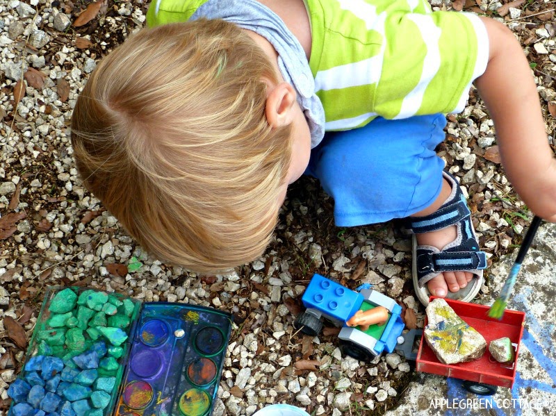 pebble painting