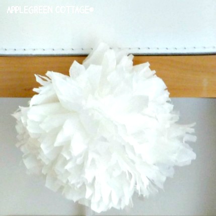 tissue paper pom pom