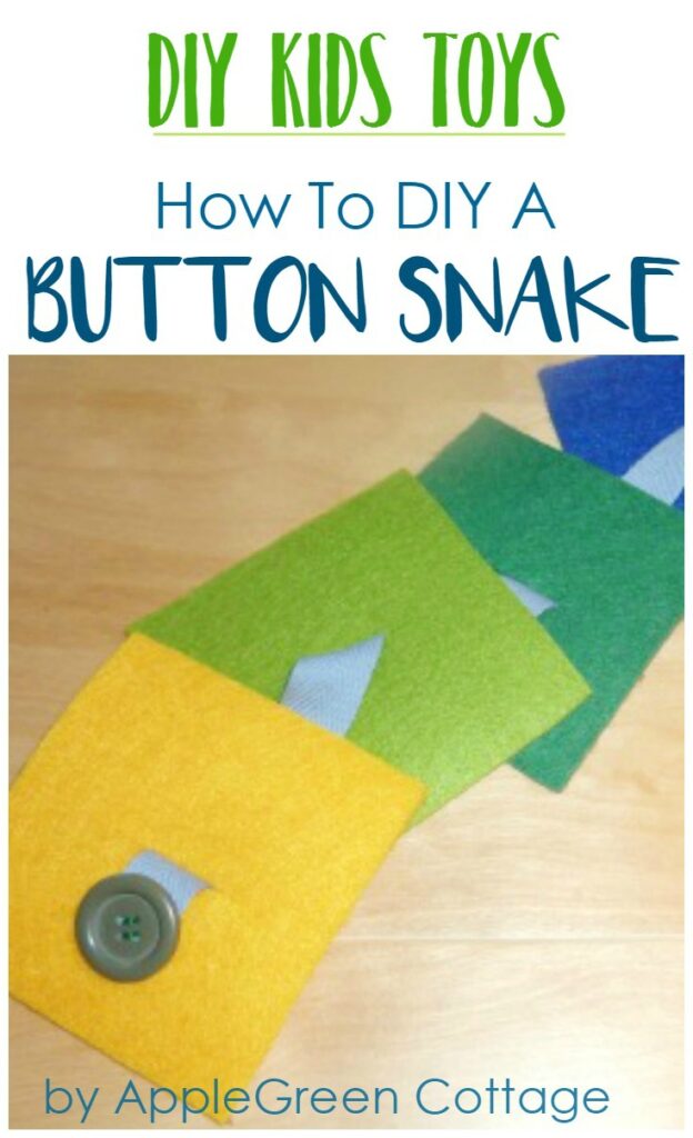 diy button snake