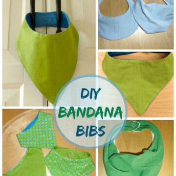 homemade bandana bibs