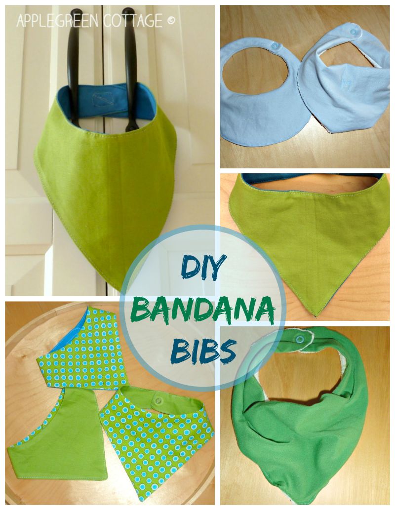 homemade bandana bibs