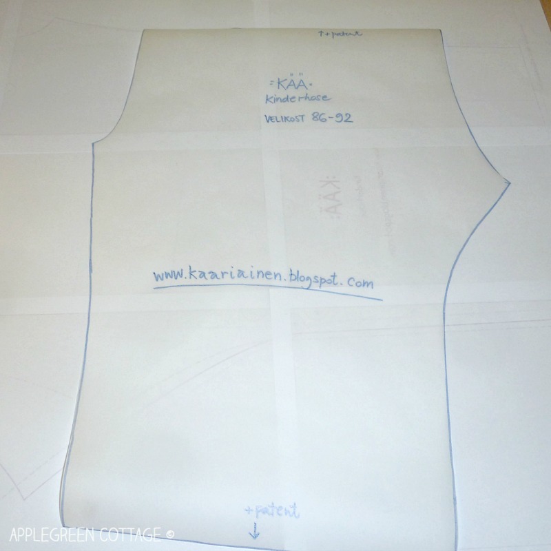 how to trace a sewing pattern - quick&easy