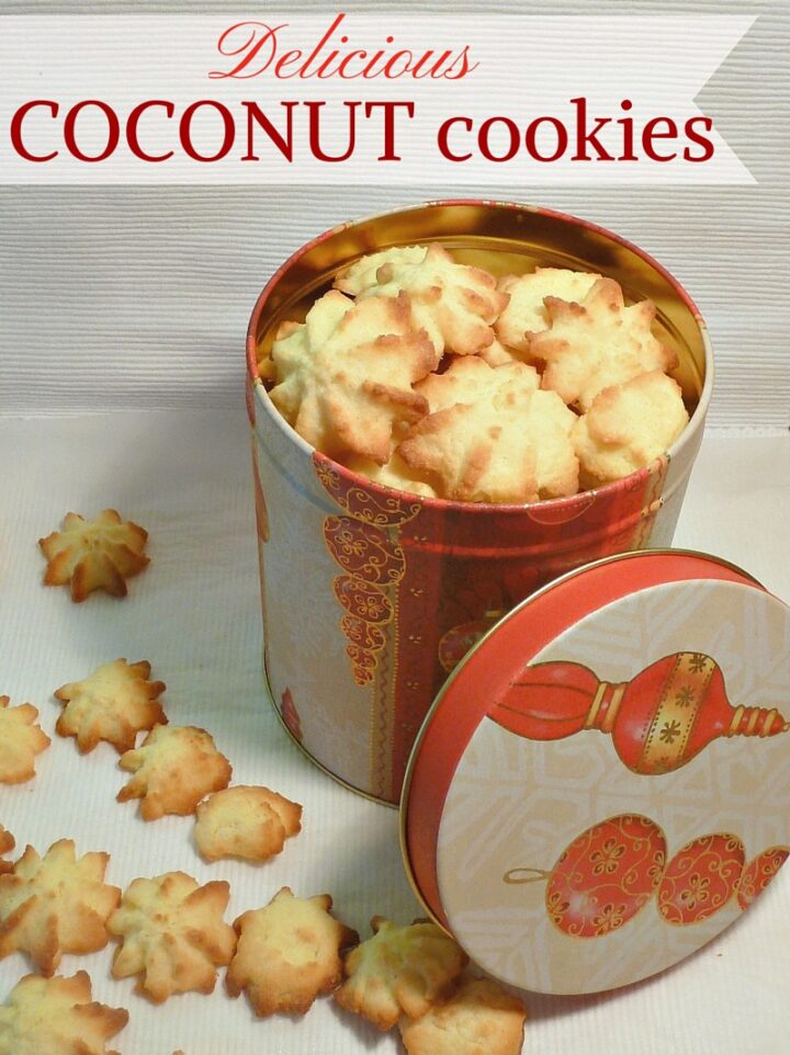 Delicious Coconut Cookies For Christmas