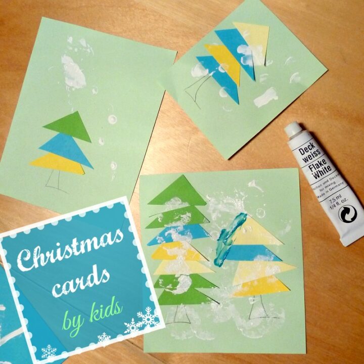 10 Diy Christmas cards kids can make