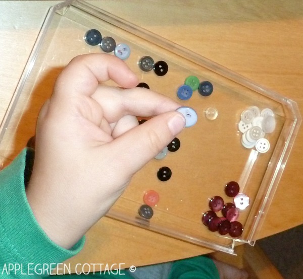 button sorting activity