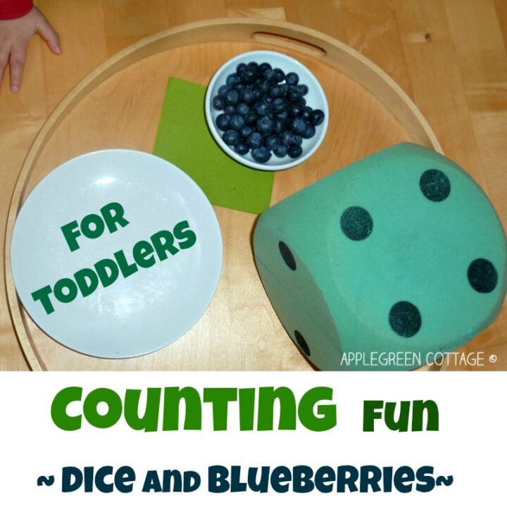 COUNTING with dice - Learning games for toddlers