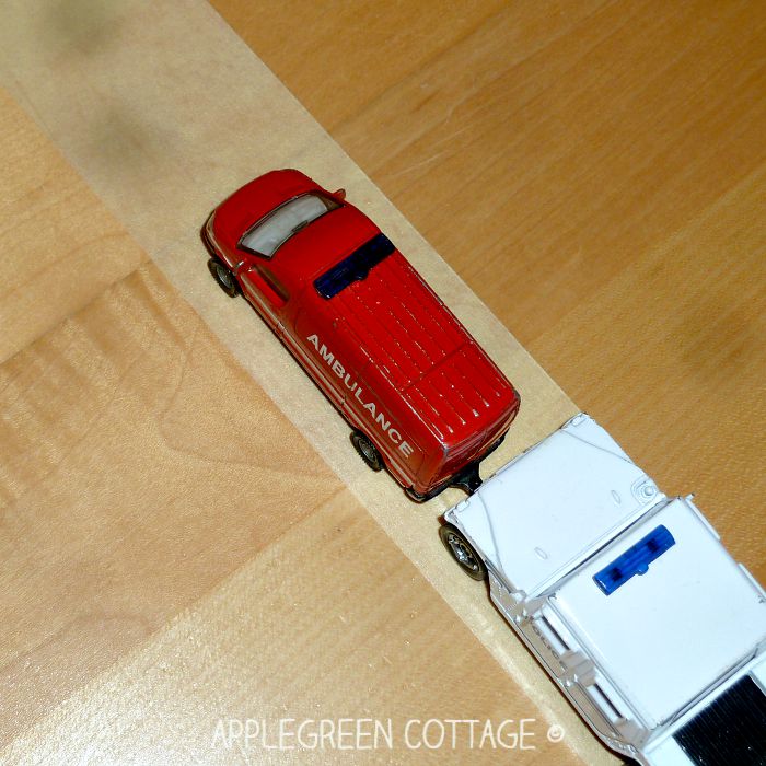 DIY Paper Tape Roads - TinkerLab