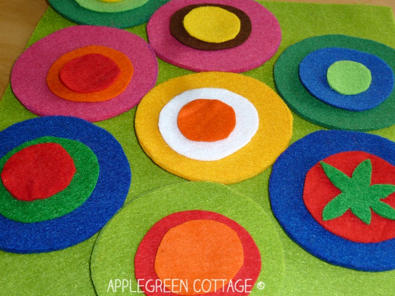 sewing diy felt coasters