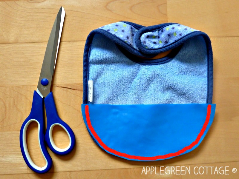 how to make a pocket bib for toddlers