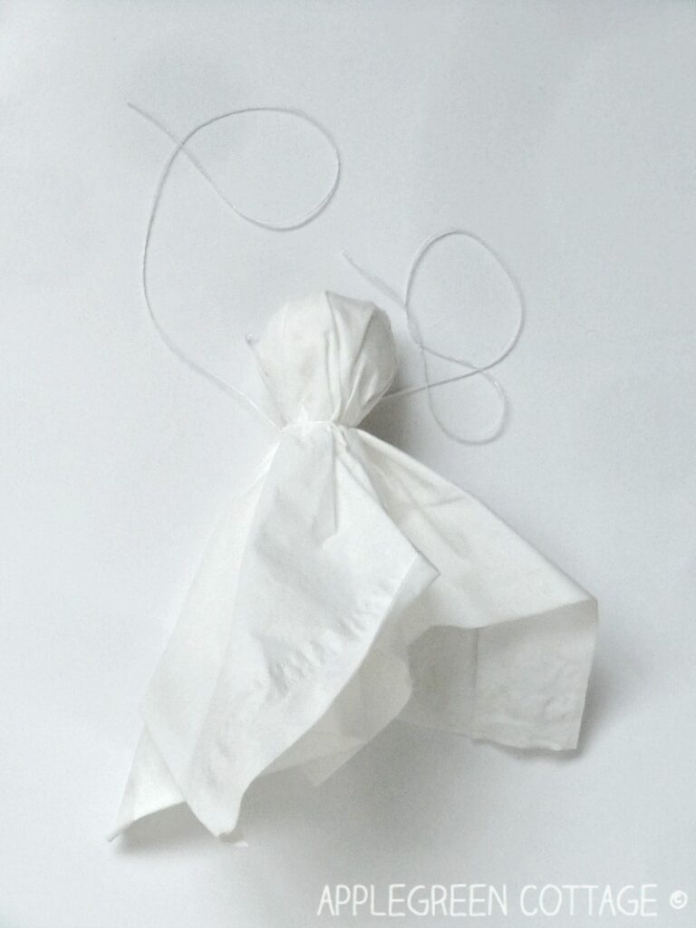 tissue paper ghost