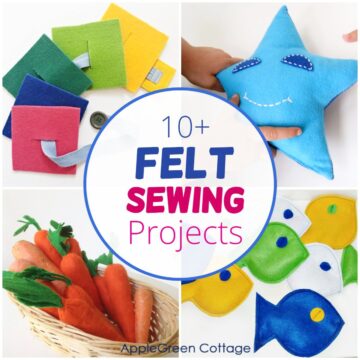 free felt sewing projects title