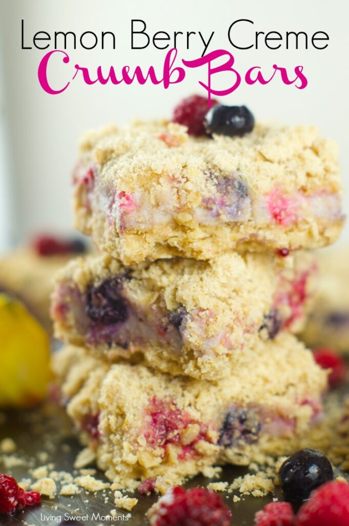 Lemon Blueberry Creme Bars