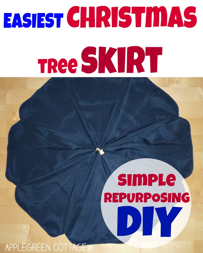 christmas tree skirt DIY