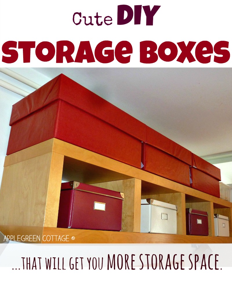 diy storage boxes