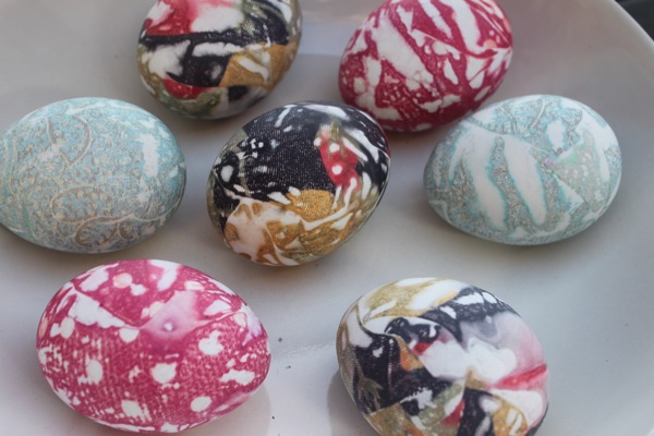 Silk Dyed Easter Eggs