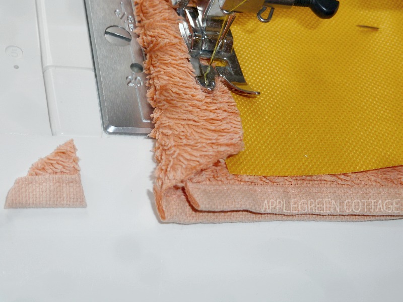 sewing diy mop pad