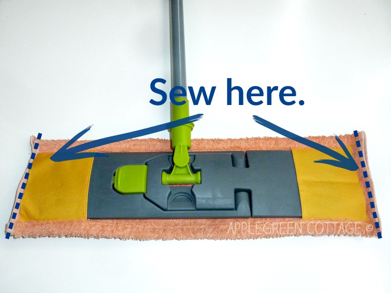 diy mop pad sewing tutorial