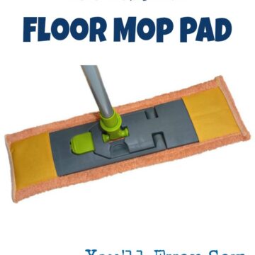 floor mop pad to sew