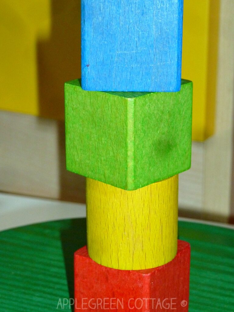 homemade stacking toy