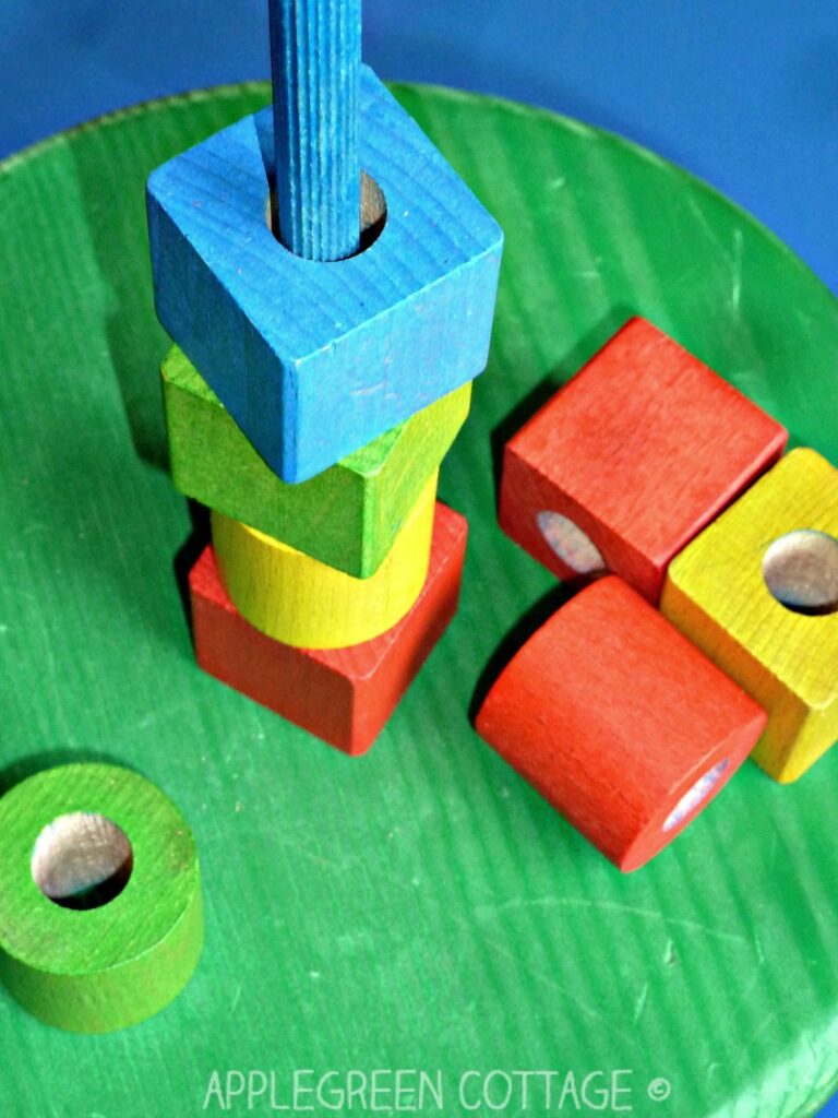 Here's a simple tutorial for you to make a colorful homemade wooden stacking toy for your child. It also makes an excellent DIY present for your friends' toddlers!