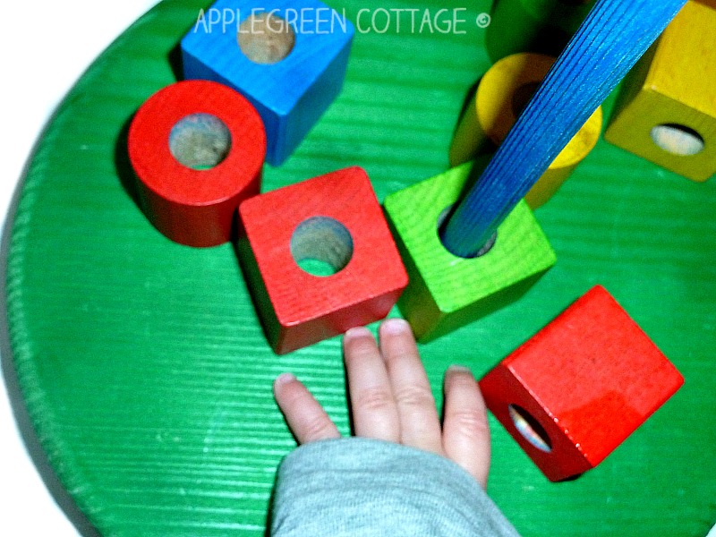 homemade stacking toy