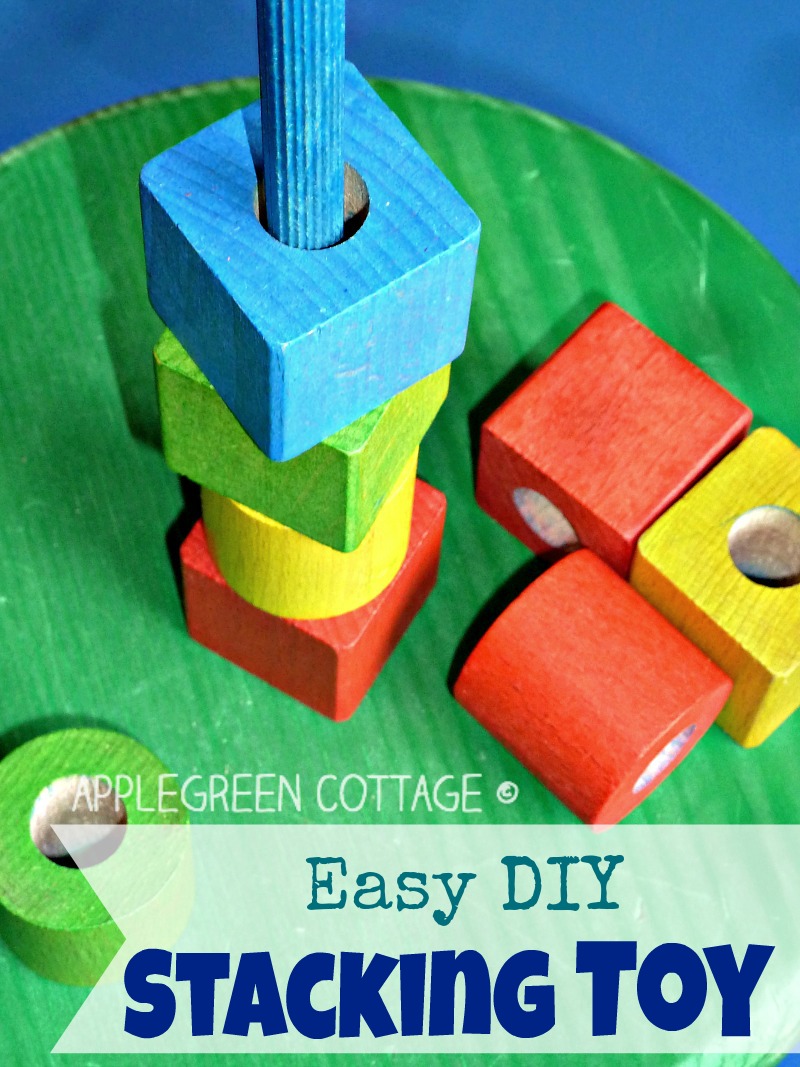 easy diy stacking toy for kids