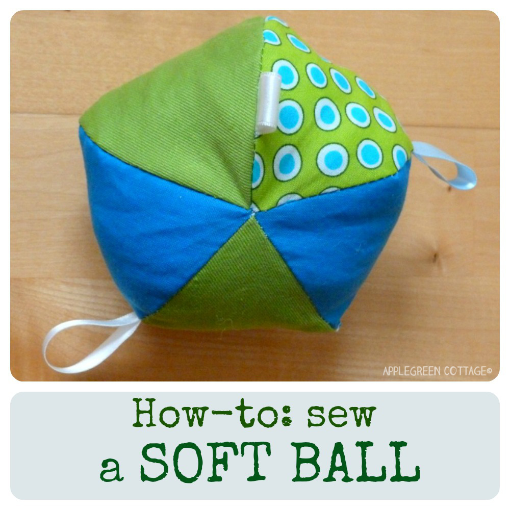 DIY toys for babies - how to make a soft fabric ball