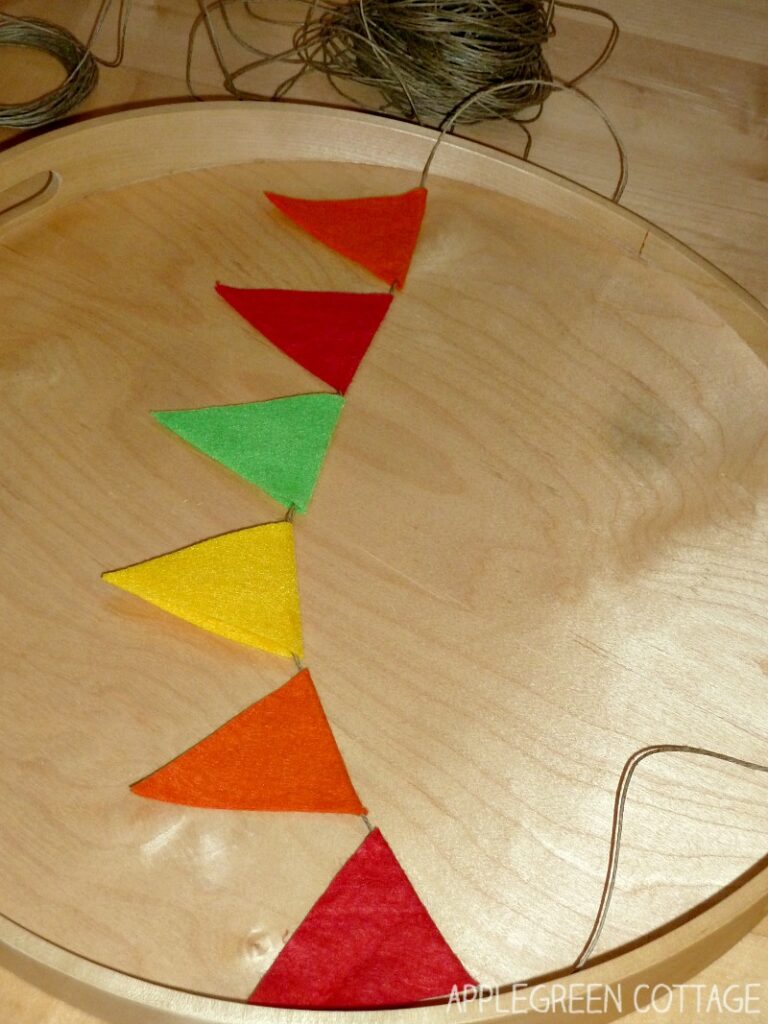 finished bunting