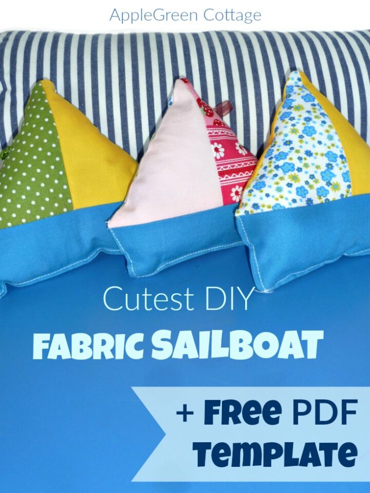 Cutest DIY Fabric Sailboat Toy