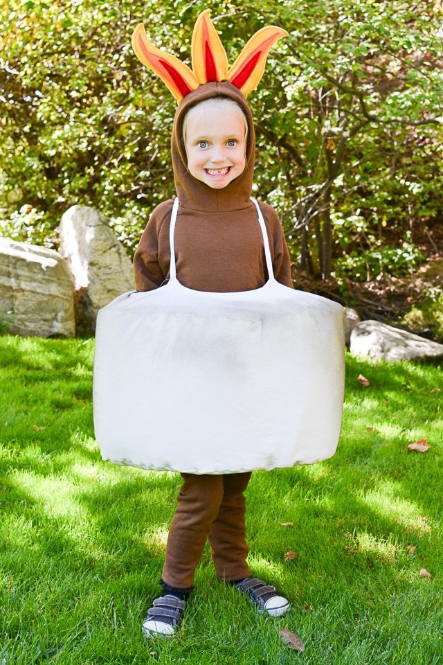 diy halloween marshmallow costume