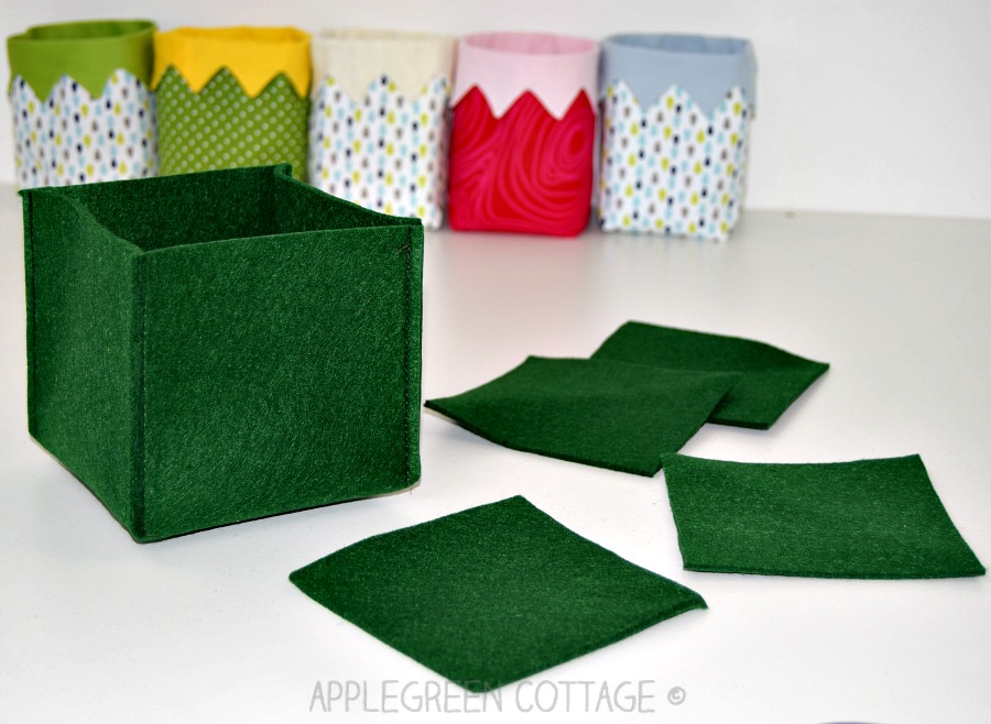 Collapsible storage box sewing tutorial