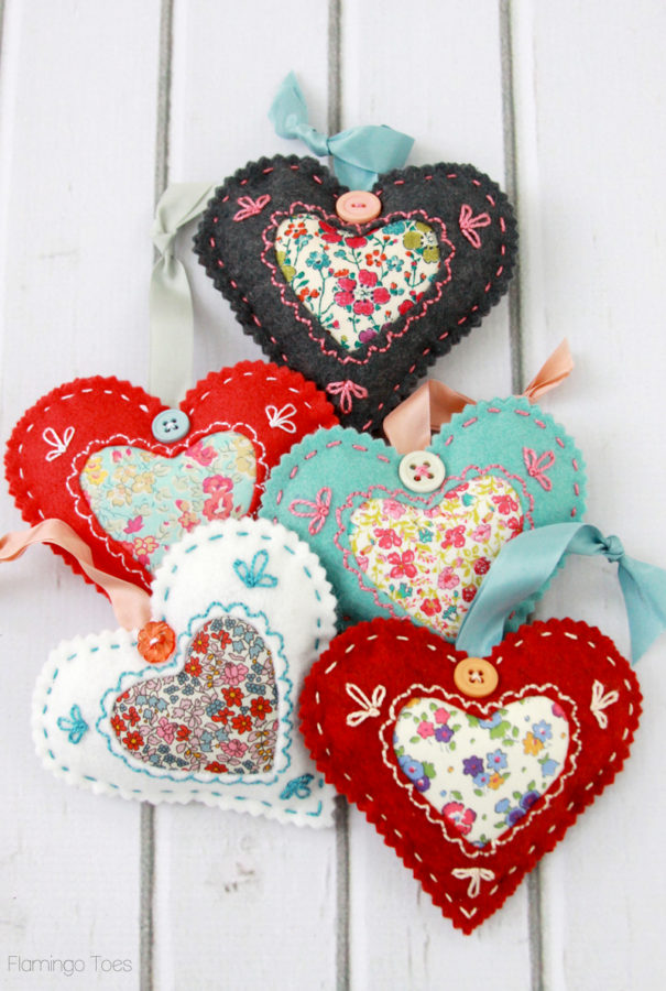 easy Valentines sewing projects