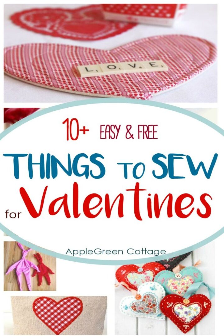 10+ Adorable Easy-Sew Valentine Sewing Projects