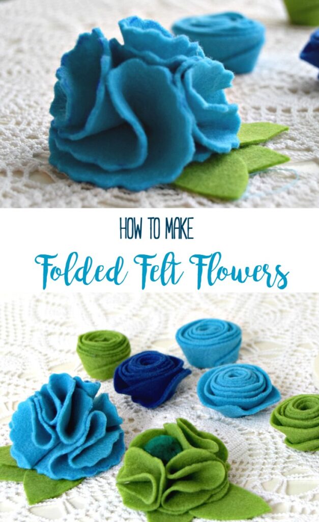 how to make felt flowers