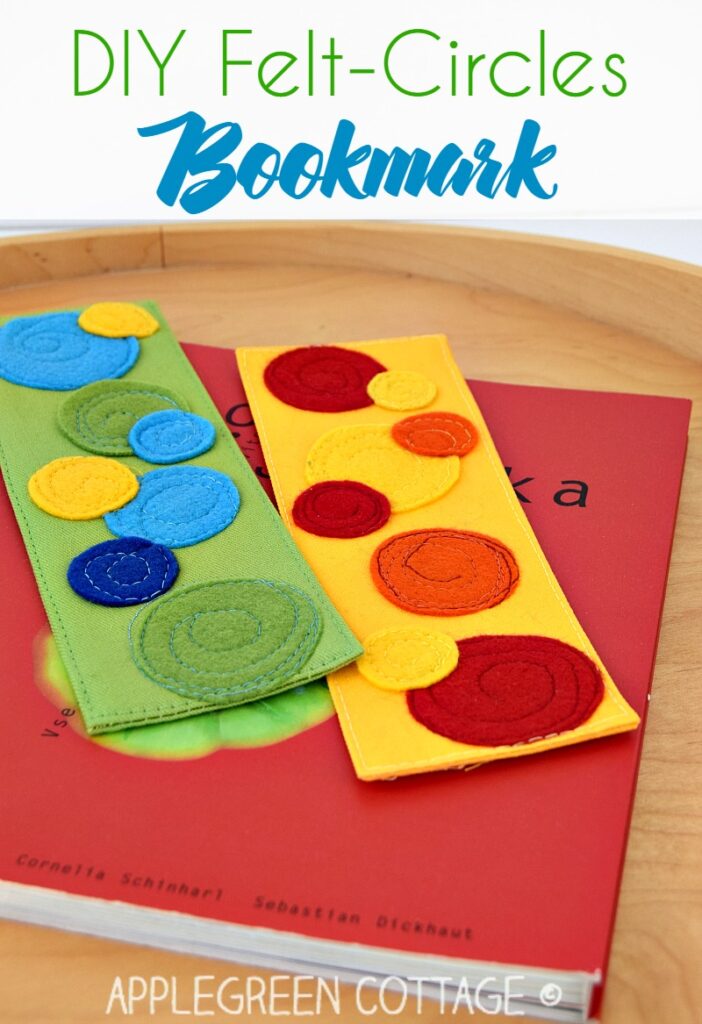 how to sew fabric bookmarks