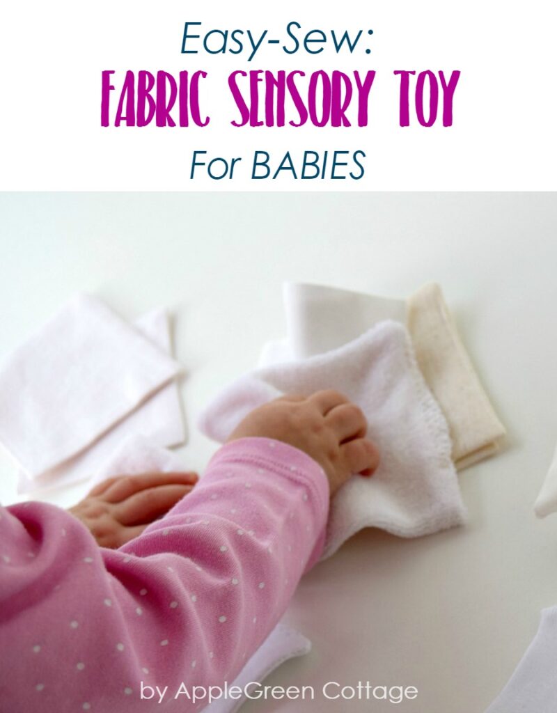 easy fabric sensory toy for babies