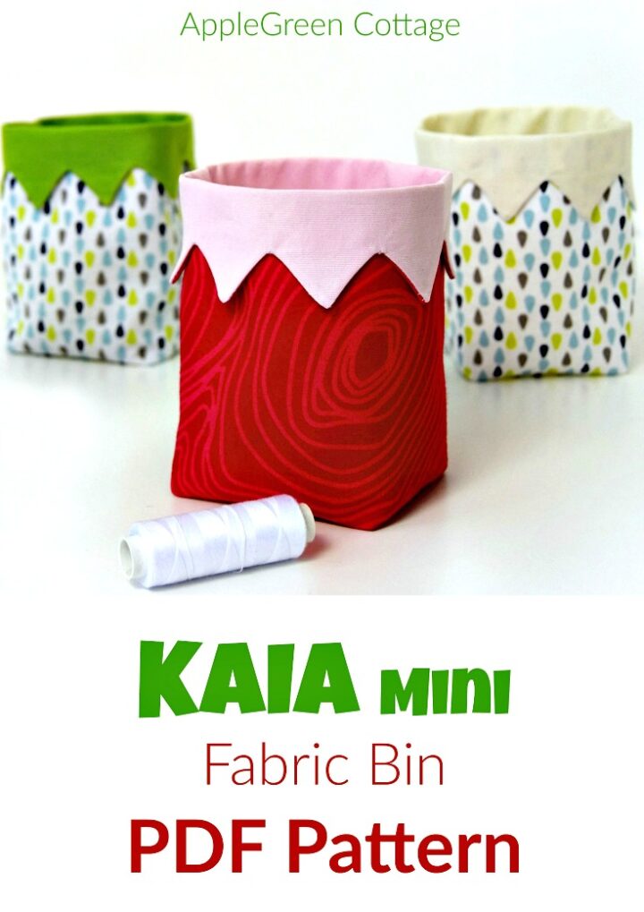 KAIA Mini Fabric Bin Pattern