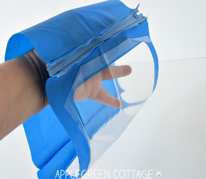 DIY] Making a transparent pouch / PVC pouch / Easy 