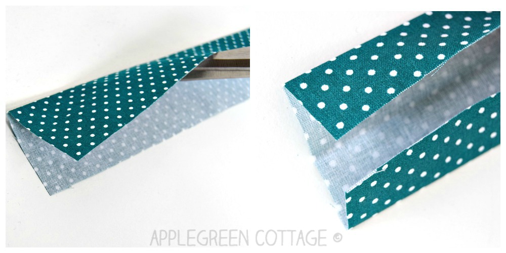 folded fabric for wrist strap