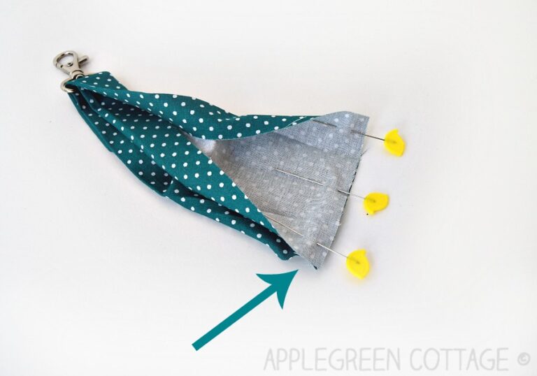How To Pin a Pattern To Fabric AppleGreen Cottage