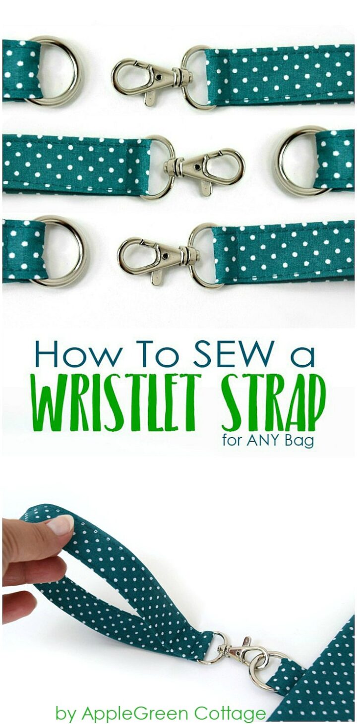 How To Add A Wristlet Strap To Any Bag, Pouch Or Wallet