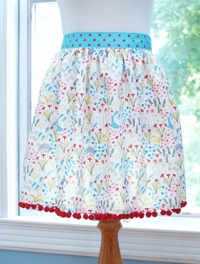 diy pom pom apron