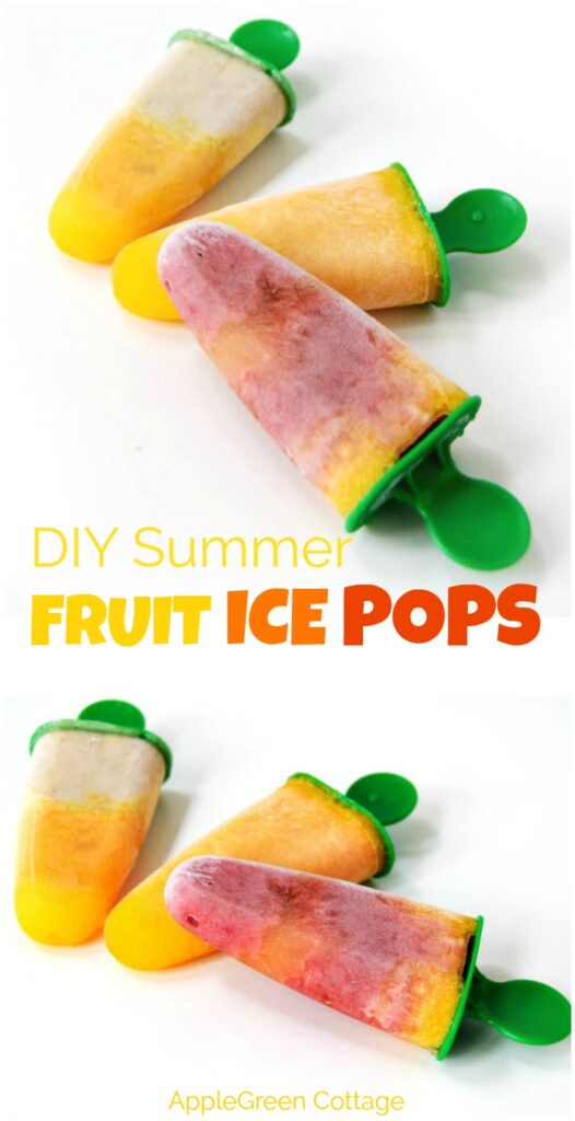 how to make fruit ice pops