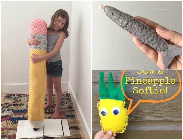 More than 20 free and new softie sewing tutorials and free patterns, part of the Sew A Softie initiative. Check them out!