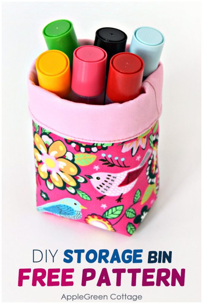 diy storage bin
