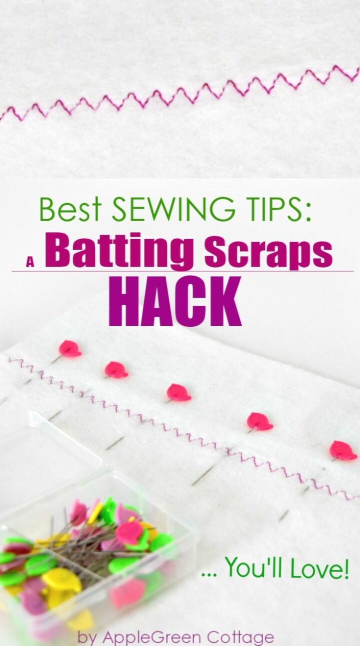 Sewing Batting: Batting Scraps HACK You'll Love!